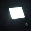 LED prožektorius su jutikliu, šaltos baltos spalvos, 50W
