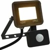 LED prožektorius su jutikliu, šiltos baltos spalvos, 10W