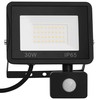 LED prožektorius su jutikliu, šiltos baltos spalvos, 30W