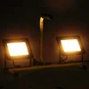 LED prožektorius su rankena, šiltos baltos spalvos, 2x50W