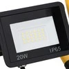 LED prožektorius su rankena, šiltos baltos spalvos, 20W