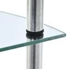 Lentyna, 4 aukštų, permatoma, 30x30x100cm, grūdintas stiklas