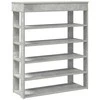 Lentyna batams, Concrete Oak 80x30x98cm, apdirbta mediena