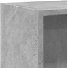 Lentyna knygoms, betono pilkos spalvos, 80x24x75cm, MDP