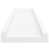 Lentynos nuotraukų rėmeliams, 2vnt., baltos, 60x9x3cm, MDF