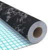 Lipni plėvelė baldams, juoda, 500x90cm, PVC, akmens imitacija
