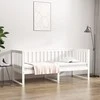 Lova, baltos spalvos, 75x190cm, pušies medienos masyvas
