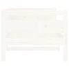 Lova, baltos spalvos, 80x200cm, pušies medienos masyvas