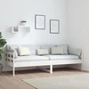 Lova, baltos spalvos, 80x200cm, pušies medienos masyvas