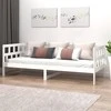 Lova, baltos spalvos, 80x200cm, pušies medienos masyvas