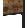 Lova Lovos rėmas be čiužinio, dūminio ąžuolo, 90x200cm, metalas