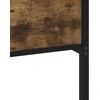 Lovos rėmas be čiužinio, dūminio ąžuolo, 180x200cm, metalas
