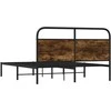 Lova Lovos rėmas be čiužinio, dūminis, 120x190cm, apdirbta mediena