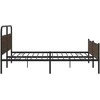 Lova Lovos rėmas be čiužinio, rudas ąžuolo, 183x213cm, metalas