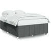 Lova Lovos rėmas be čiužinio, tamsiai pilkas, 140x200cm, audinys