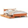 Lova Lovos rėmas be čiužinio, vaško ruda, 120x200cm, pušis