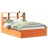 Lova Lovos rėmas be čiužinio, vaško ruda, 140x190cm, pušis