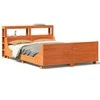 Lova Lovos rėmas be čiužinio, vaško ruda, 140x200cm, pušis