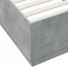 Lova Lovos rėmas, betono pilkos spalvos, 90x200cm, apdirbta mediena