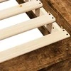 Lova Lovos rėmas, dūminio ąžuolo, 120x200cm, apdirbta mediena