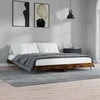 Lova Lovos rėmas be čiužinio, dūminio ąžuolo, 120x200cm, mediena