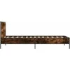 Lova Lovos rėmas, dūminio ąžuolo, 75x190cm, apdirbta mediena/metalas