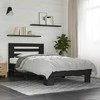 Lova Lovos rėmas, juodas, 100x200cm, apdirbta mediena ir metalas