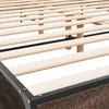 Lova Lovos rėmas, rudas ąžuolo, 120x200cm, apdirbta mediena/metalas