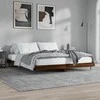 Lova Lovos rėmas be čiužinio, dūminis, 120x200cm, apdirbta mediena