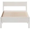 Lova Lovos rėmas be čiužinio, baltas, 90x200cm, pušies masyvas