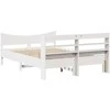 Lova Lovos rėmas su galvūgaliu, baltas, 120x200cm, pušies masyvas