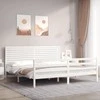 Lova Lovos rėmas su galvūgaliu, baltas, 200x200cm, medienos masyvas