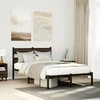Lova Lovos rėmas su galvūgaliu/be čiužinio, ruda, 120x190cm