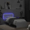 Lova Lovos rėmas su galvūgaliu ir LED lemputėmis, baltas, 75x190cm