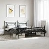 Lova Lovos rėmas su galvūgaliu/kojūgaliu, juodas, 183x213cm, metalas