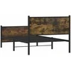 Lova Lovos rėmas be čiužinio, dūminio ąžuolo, 107x203cm, metalas