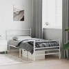 Lova Lovos rėmas su galvūgaliu/kojūgaliu, baltas, 107x203cm, metalas
