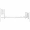 Lova Lovos rėmas su galvūgaliu/kojūgaliu, baltas, 183x213cm, metalas