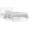 Lova Lovos rėmas su galvūgaliu/kojūgaliu, baltas, 107x203cm, metalas