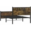 Lova Lovos rėmas be čiužinio, dūminio ąžuolo, 100x190cm, metalas