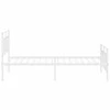 Lova Lovos rėmas su galvūgaliu/kojūgaliu, baltas, 107x203cm, metalas