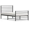 Lova Lovos rėmas su galvūgaliu/kojūgaliu, juodas, 100x190cm, metalas