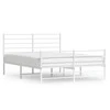Lova Lovos rėmas su galvūgaliu/kojūgaliu, baltas, 160x200cm, metalas