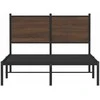Lova Lovos rėmas be čiužinio, rudas ąžuolo, 120x190cm, metalas