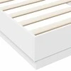 Lova Lovos rėmas su LED lemputėmis, baltos spalvos, 100x200cm
