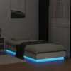 Lovos rėmas su LED lemputėmis, baltos spalvos, 100x200cm