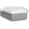 Lova Lovos rėmas be čiužinio, šviesiai pilkas, 120x200cm, audinys
