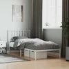 Lova Metalinis lovos rėmas su galvūgaliu, baltos spalvos, 90x200cm