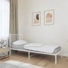 Lova Metalinis lovos rėmas su galvūgaliu, baltos spalvos, 80x200cm