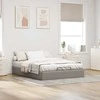 Lova Osmanų lovos rėmas be čiužinio, taupe, 140x200 cm, audinys